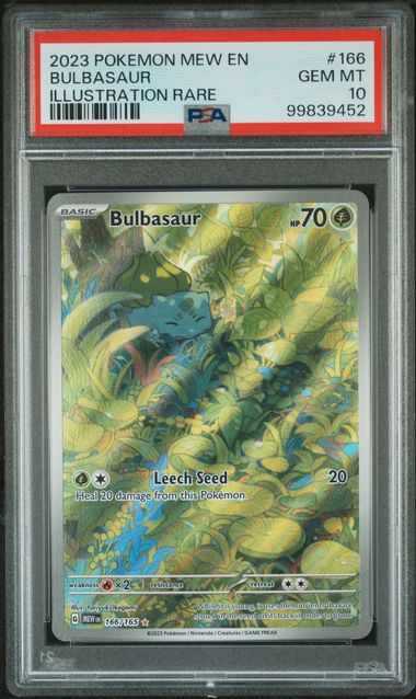 Bulbasaur #166 PSA 10