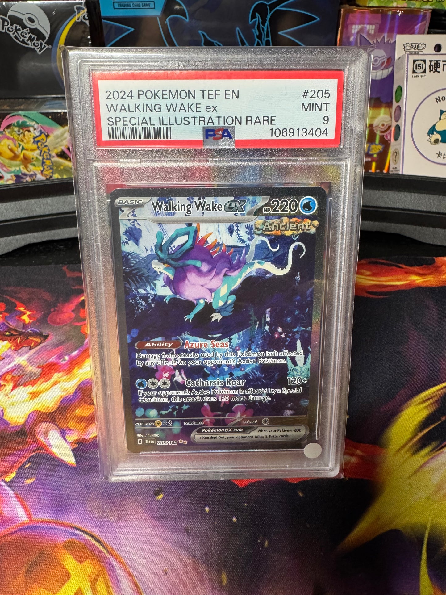 Walking Wake EX #205 PSA 9