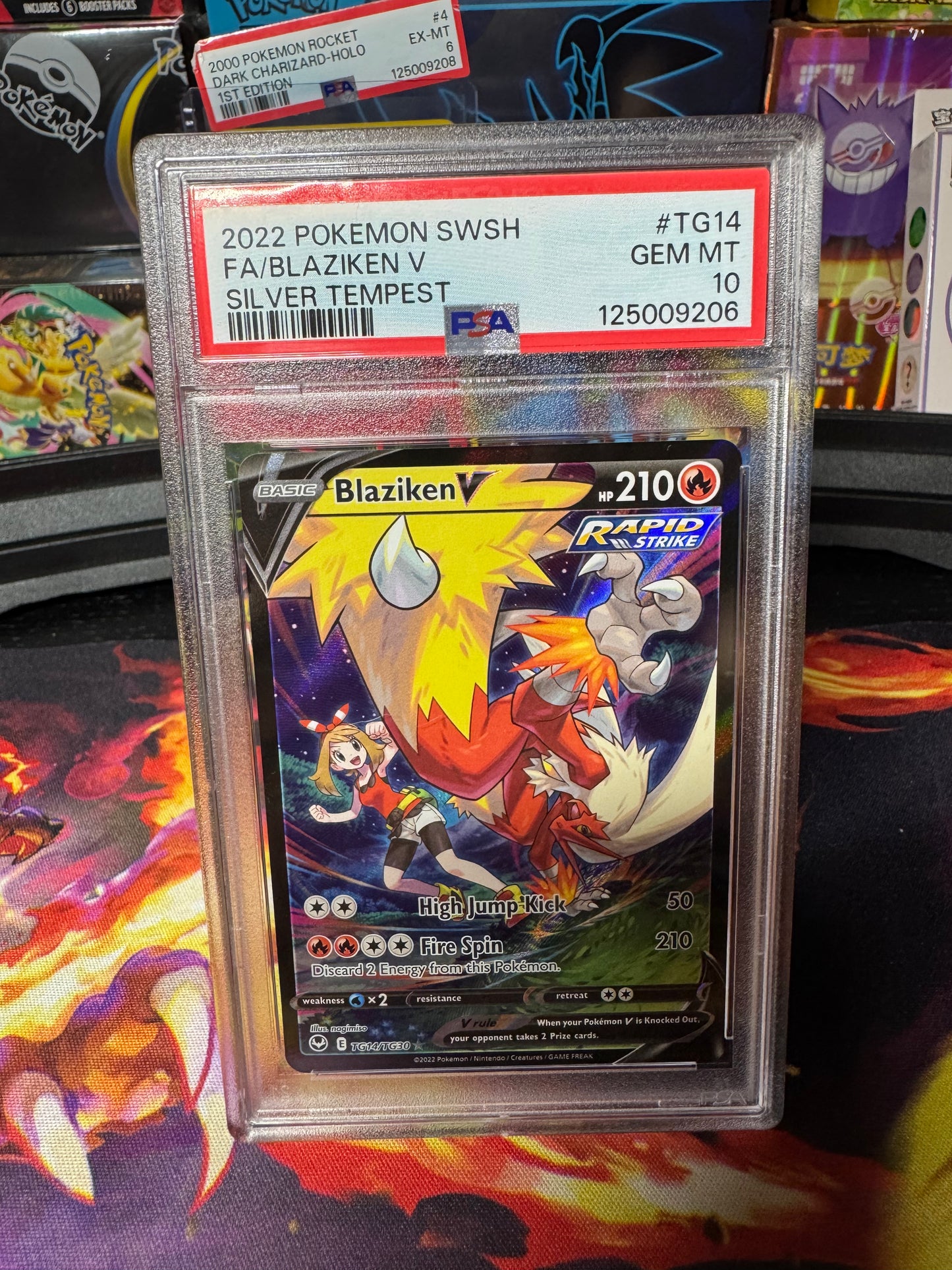 Blaziken V #TG14 PSA 10