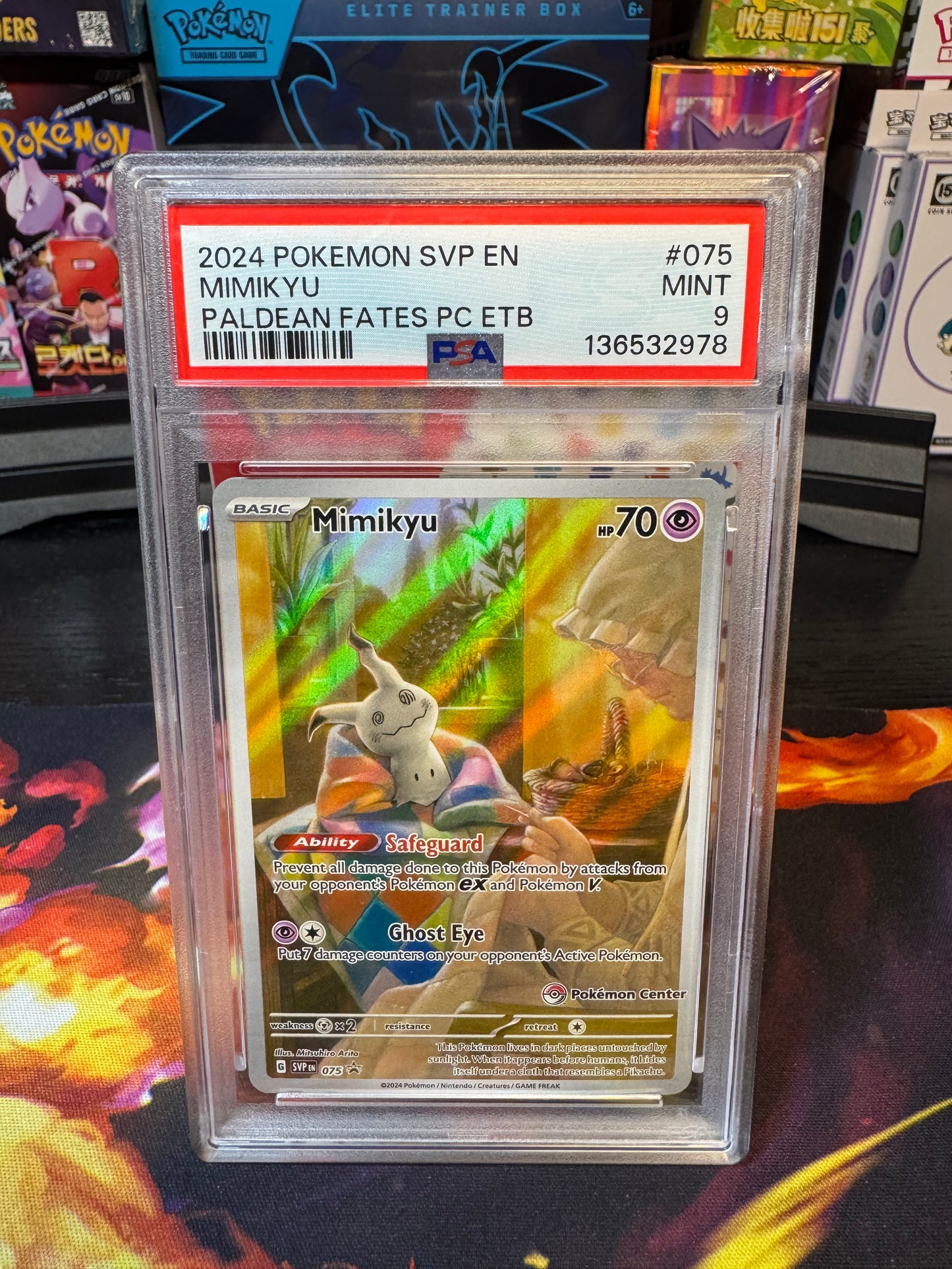 Mimikyu #075 PSA 9 PC