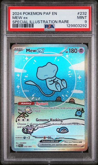 Mew ex #232 PSA 9