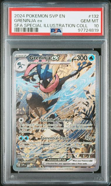 Greninja ex #132 PSA 10