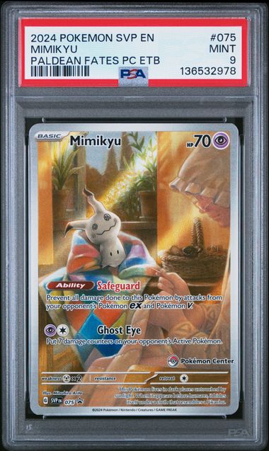 Mimikyu #075 PSA 9 PC