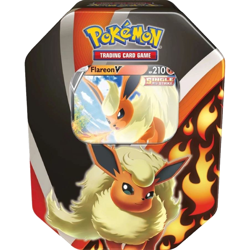 Pokémon Fall Tin 2021 – Flareon V/ Jolteon V/ Vaporeon V