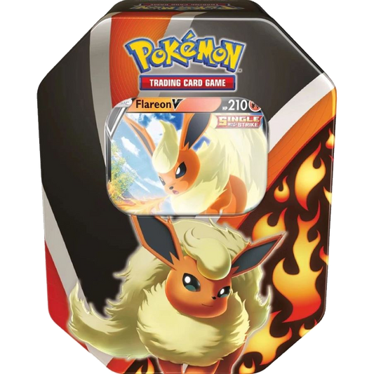 Pokémon Fall Tin 2021 – Flareon V/ Jolteon V/ Vaporeon V
