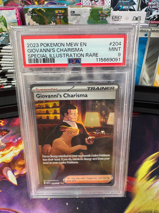 Giovanni's Charisma 151 #204 PSA 9