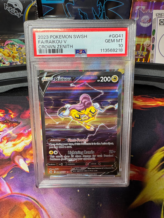 Raikou V #GG41 PSA 10