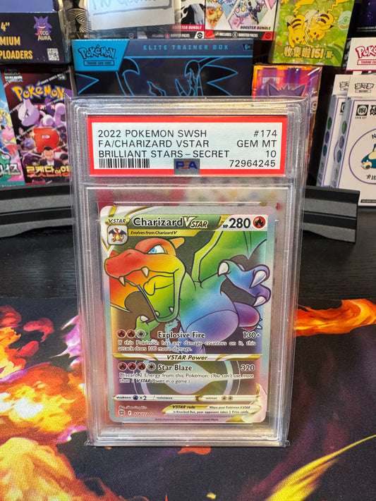 Charizard Vstar #174 PSA 10