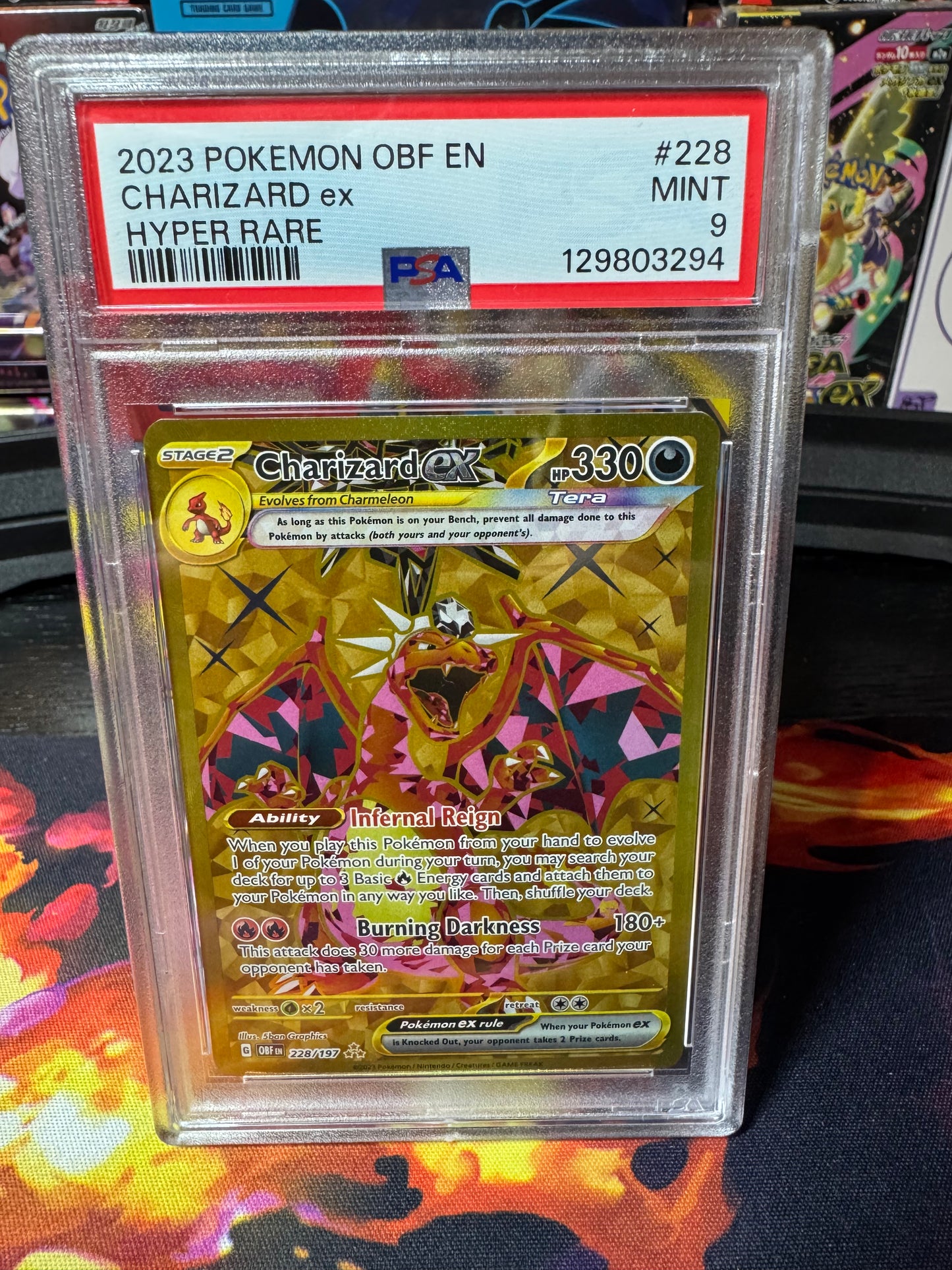 Charizard ex #228 PSA 9