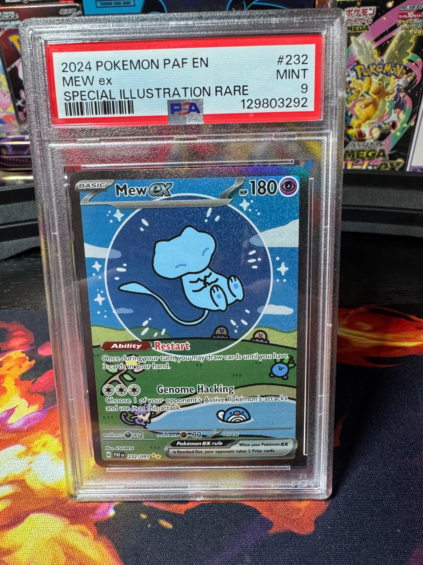 Mew ex #232 PSA 9