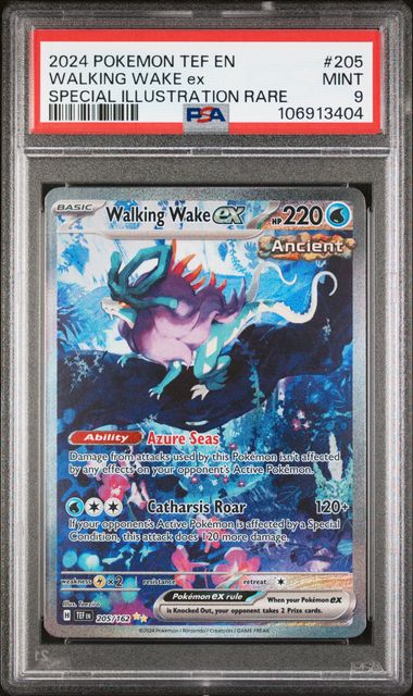 Walking Wake EX #205 PSA 9