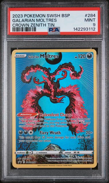 Sequential Galarian Legendary Birds PSA 9