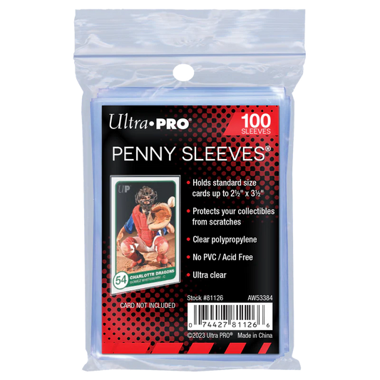 Ultra Pro 100 Penny Sleeves (Standard Size)